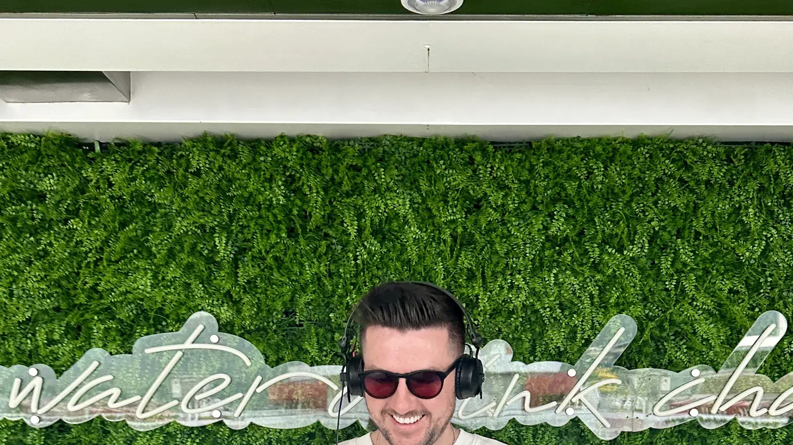 James Campbell performing for Virgin Voyages